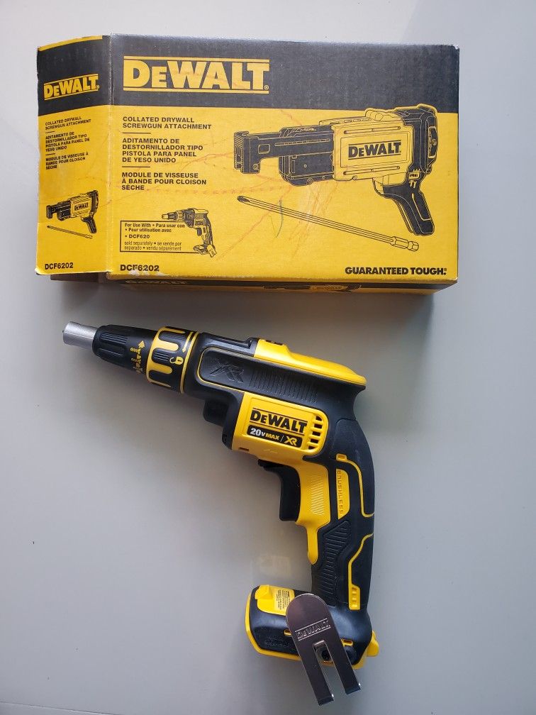 DEWALT 20V MAX XR Cordless Brushless Drywall Screw Gun and