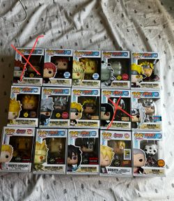 Naruto and Boruto Funko Pop Chase Bundle