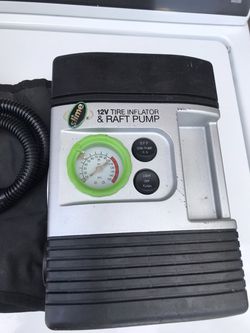 Portable tire and raft inflator