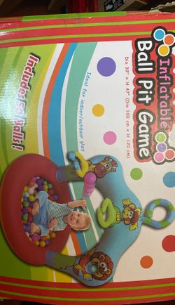 Inflatable ball pit game