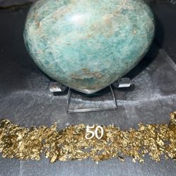 Amazonite Heart Crystal 