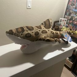 Adventure Planet Leopard Shark Stuffed Animal Plush NWT