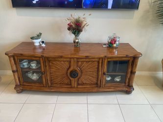 Wood TV Stand