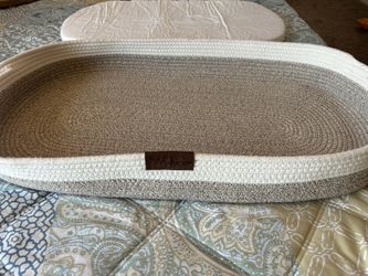 diaper changer woven basket