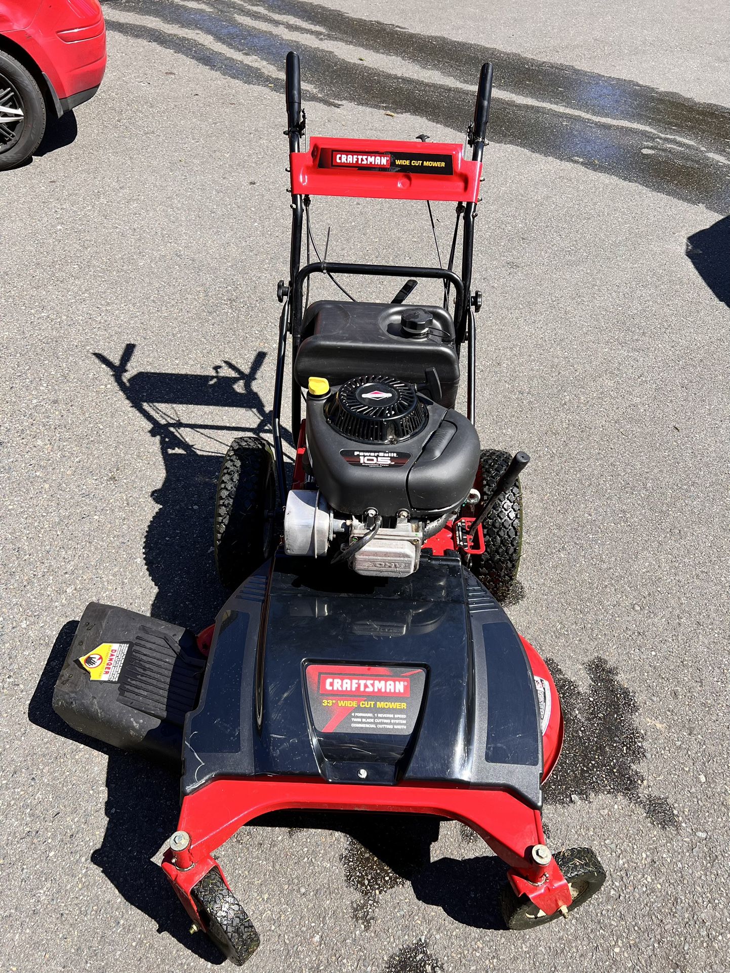 Craftsman 10.5hp 33” Wide Cut Lawnmower More