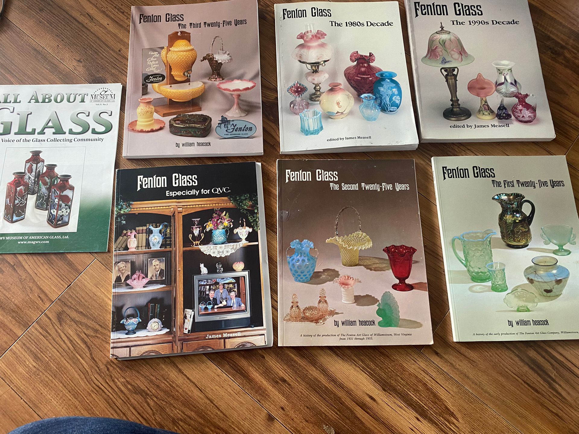 New Fenton Glass Books $5 Each