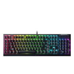 Razer - BlackWidow V4 X Full Size Wired Mechanical Yellow Switch Gaming Keyboard with Chroma RGB - Black