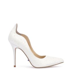 Jessica Simpson Wayva Crystal Wedding High Heel in Bridal White
