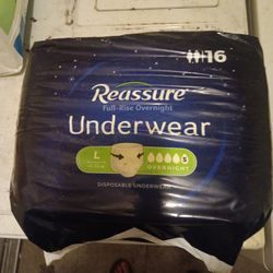 Reassure Disposable Underwear For Men 16 count