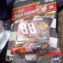 Dale Earnheart Jr. Car And Sticker Card 
