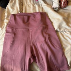 Pink Biker Shorts