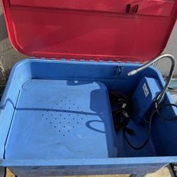 tool box and cleaning parts 