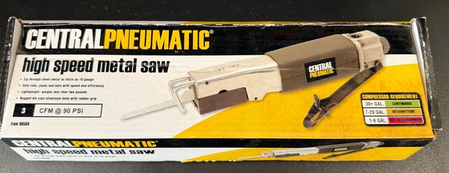 New in box Central pneumatic, high-speed metal saw