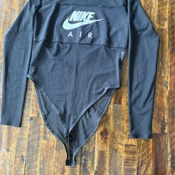 Nike Sheer Bodysuit – Size M – Black One-Piece – Worn Once