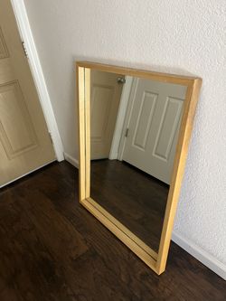 Wood Mirror 
