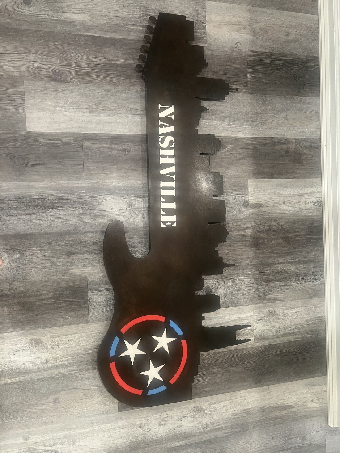 Custom Nashville Skyline Sign
