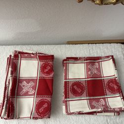 8 Coca-Cola Napkins And 8 Placemats