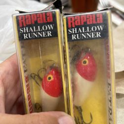 Shallow Running Fat Rap 0 To 5 Foot Wood Very Rare