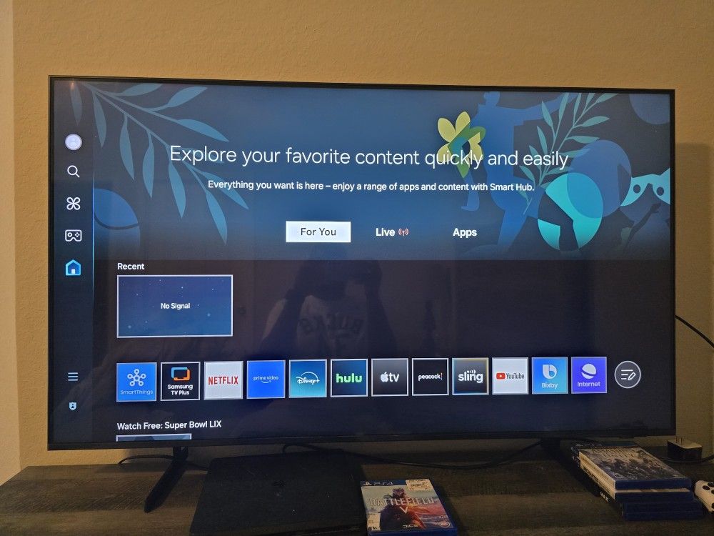 Samsung 55" Class DU6900 Series Crystal UHD 4K SMART Tizen TV 2024