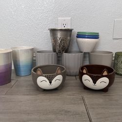 Ceramic Pots (10) All For $30 Or 3x$10  