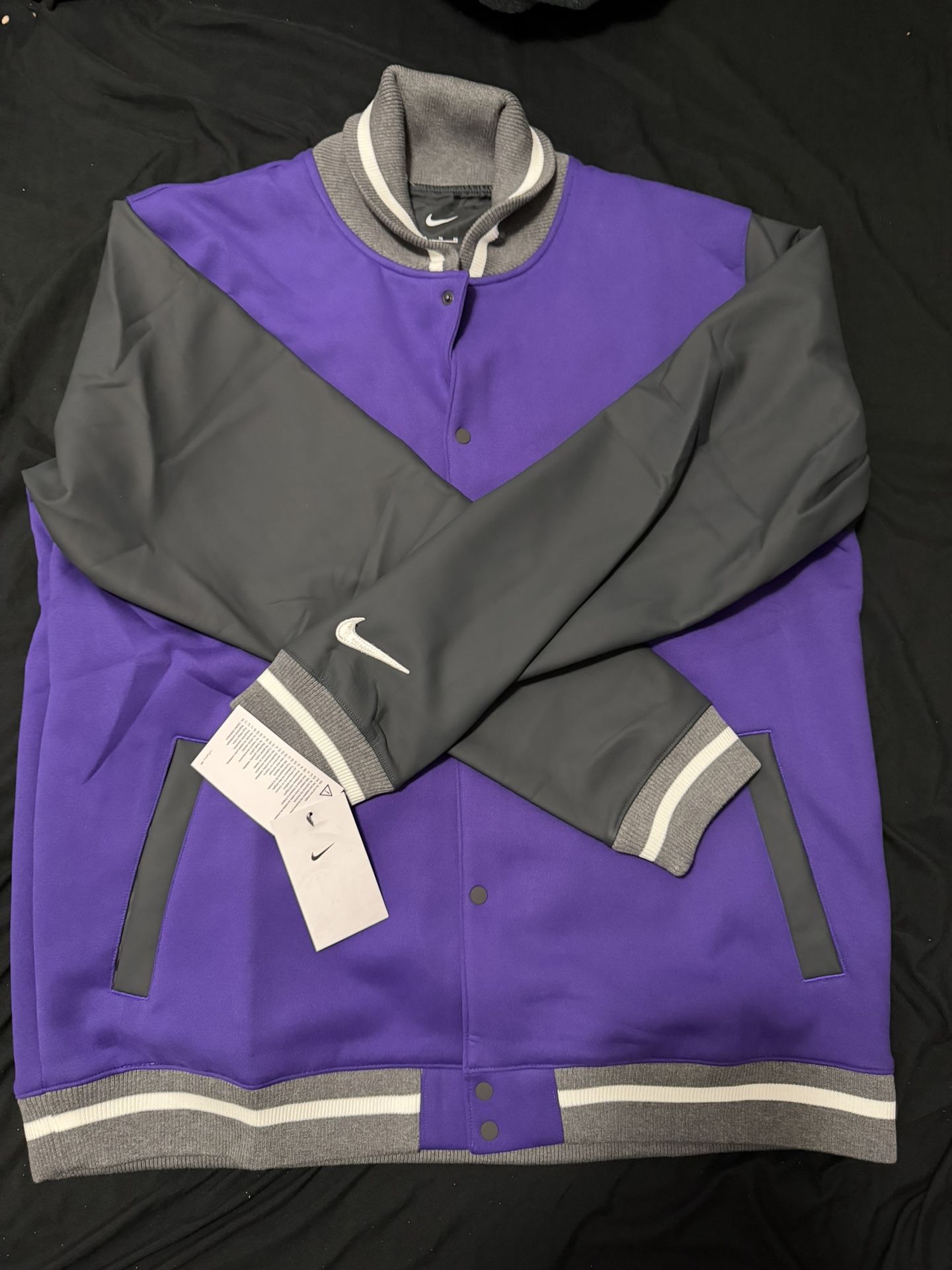 Nike Men’s Football Team Varsity Letterman Bomber Jacket Size XL