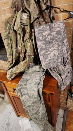 Military surplus fatigues