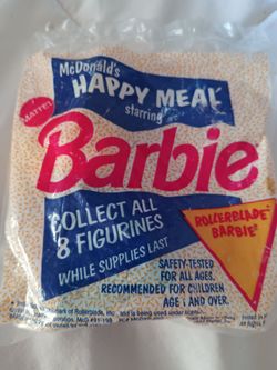 McDonald's Happy Meal Rollerblade Barbie Figurine 1991