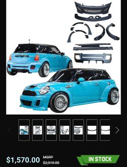 Mini Cooper (R56 R57) 2007-2013 > 2dr VSaero Wide Body Kit > KIT ONLY