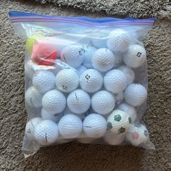 Used golf balls