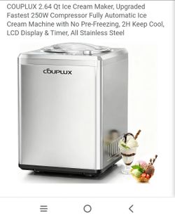 Stainless steel Ice cream maker
