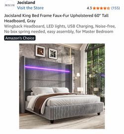 King bed frame
