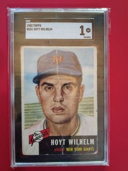 1953 Topps Hoyt Wilhelm - SGC 1