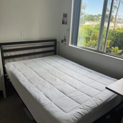 Full Size Bed Frame + Mattress