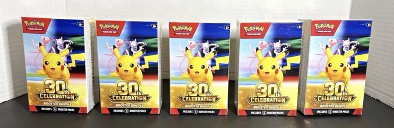 Pokemon 30th celebrations bundles