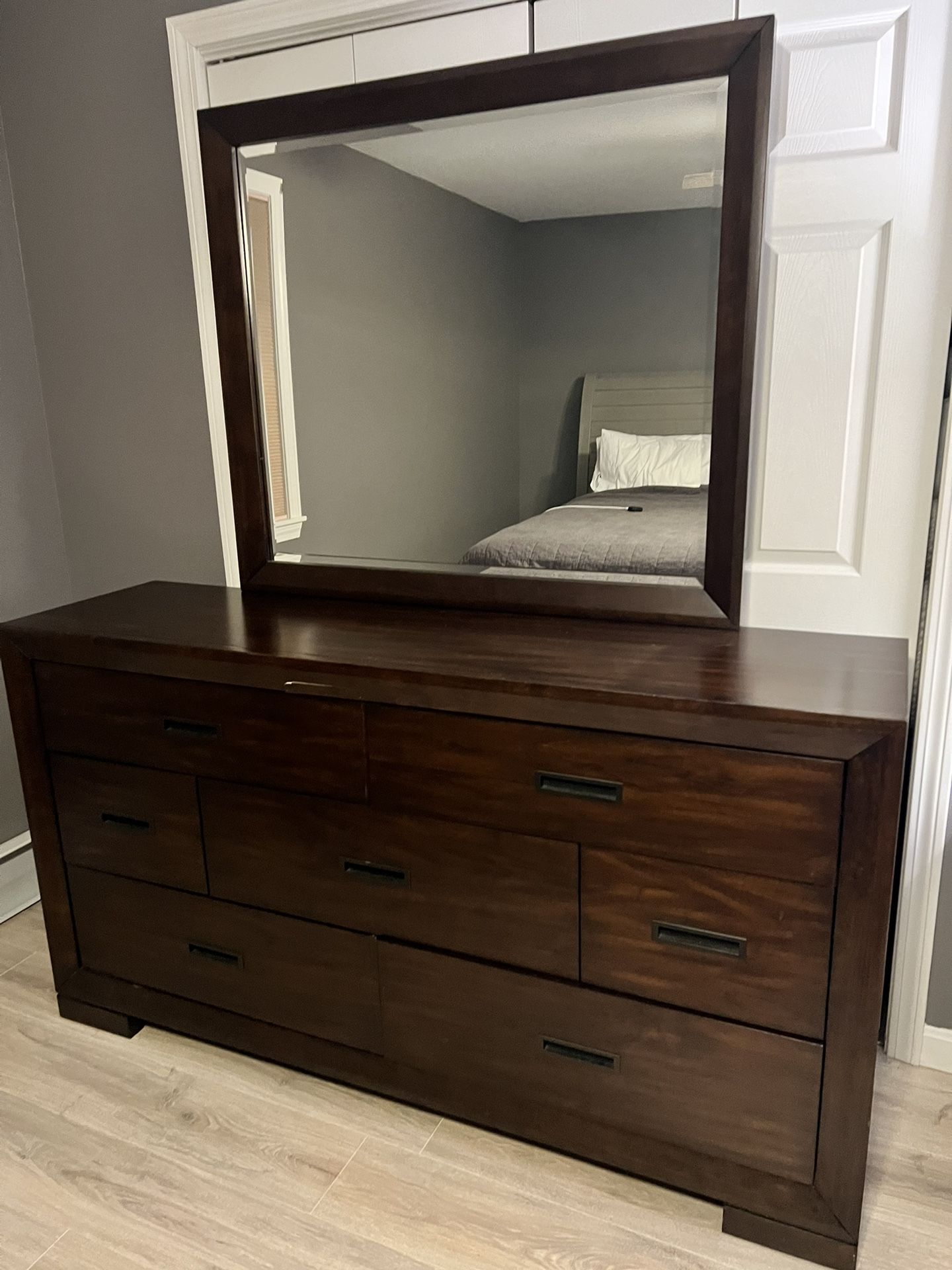 Walnut Dresser and Nightstand