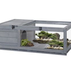 Wooden Reptile Cage, Turtle Cage