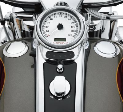 Harley Flush Mount LED Fuel Gauge and Gas Cap Kit