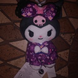 Brand New 6" Kuromi Plush