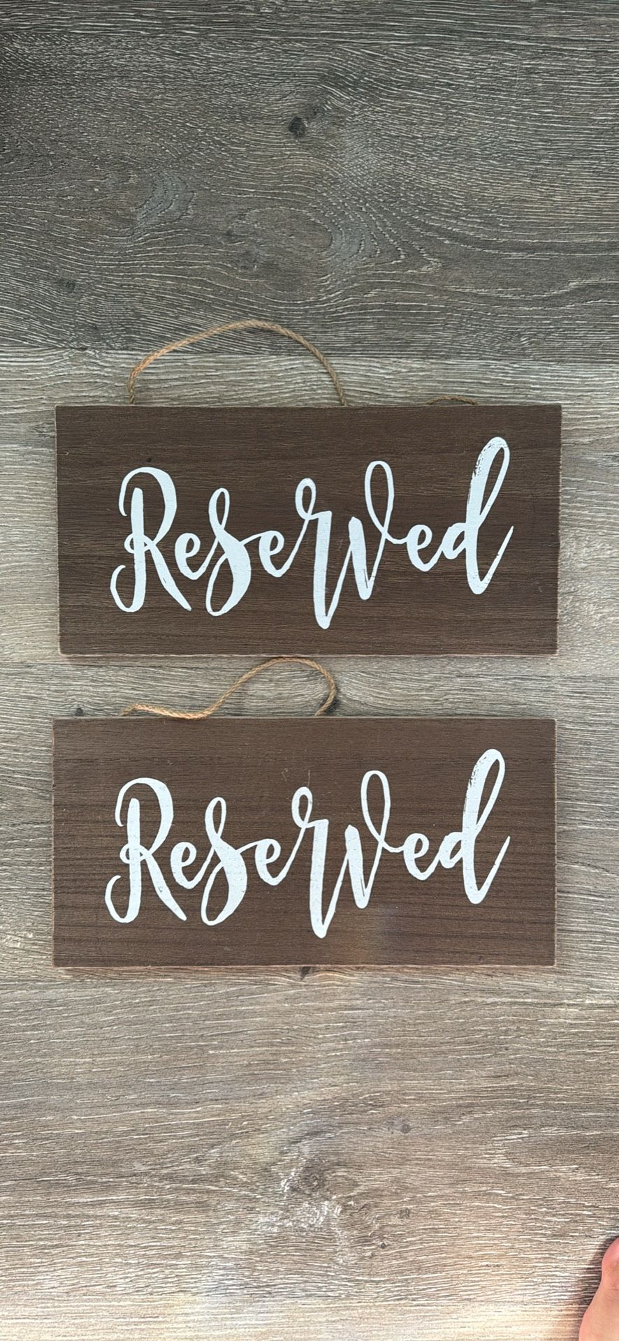 Reserved Signs (2)