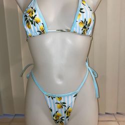 La Costanera Baby Blue Lemon Bikini