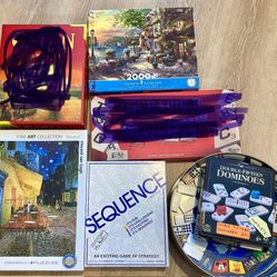 Sequence Board Games Double 15 Dominos Jigsaw Puzzles