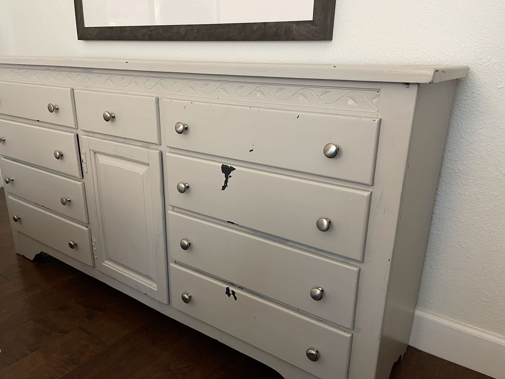 Large Solid Pine 68”Dresser