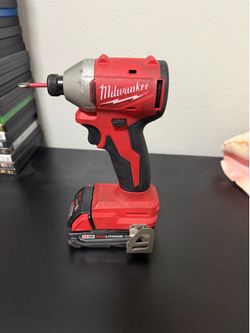 Milwaukee brushless 1/4” impact