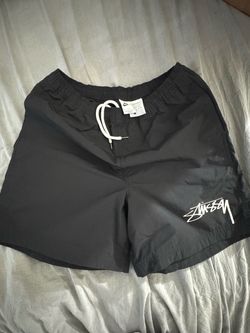 Stussy Black Nylon Shorts