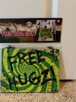 Spirit Halloween Free Hugz Sign