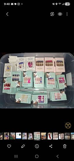Wholesale Press On Nails Bulk Lot - 100 Assorted Sets NEW