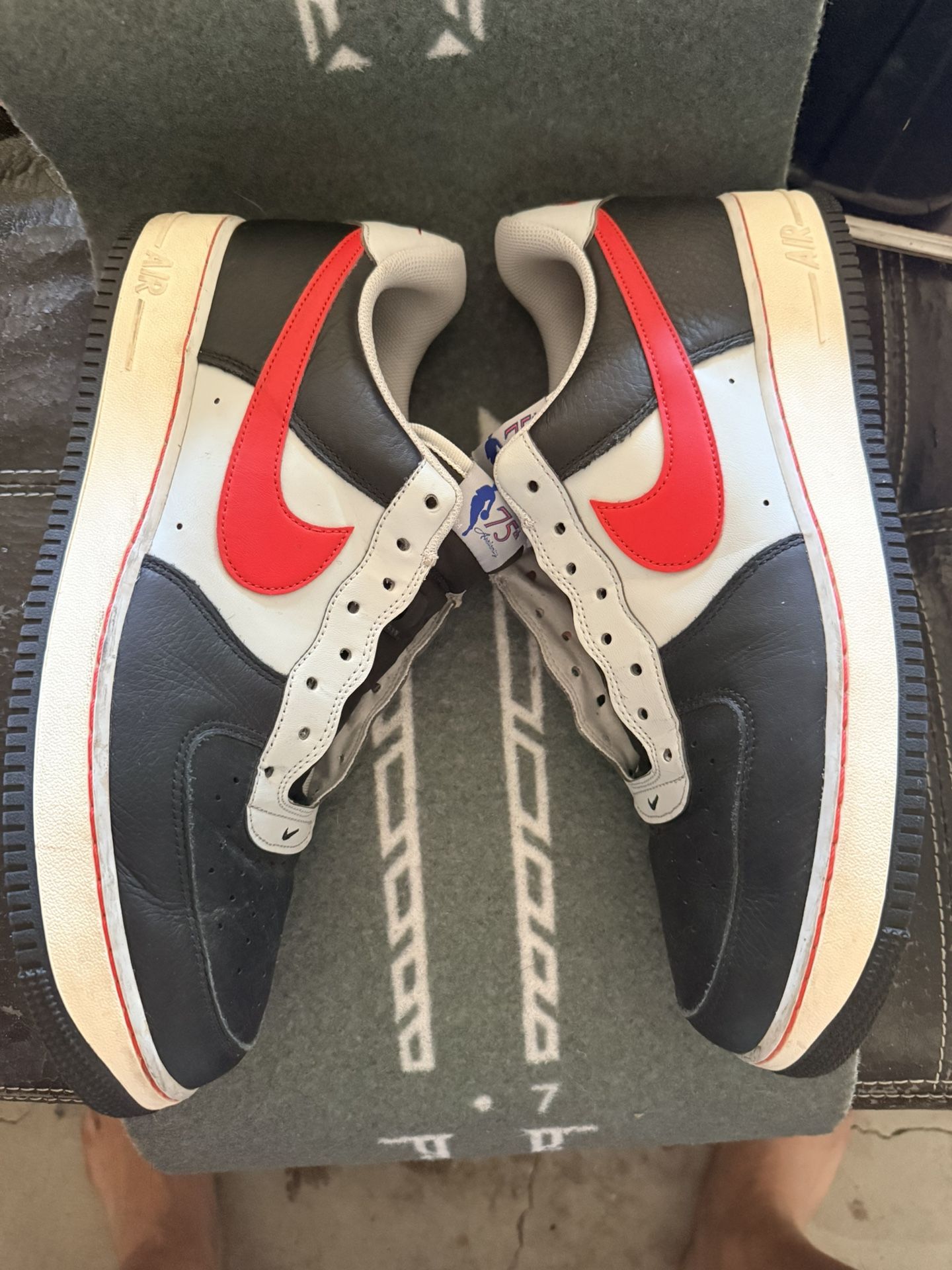 Nike Air Force NBA 75th Anniversary Shoes Size14