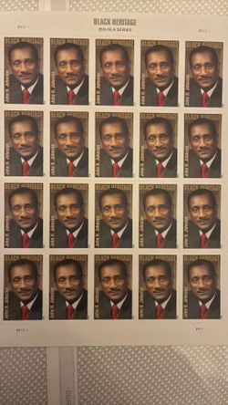 4624 John H Johnson Sheet of 20 Forever Stamps MNH Black Heritage