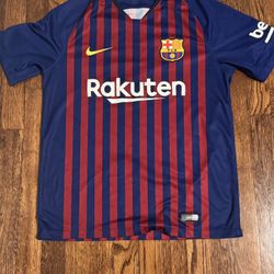 FC Barcelona 2018 - 2019 Home football shirt jersey Nike Mens M