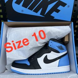 Jordan 1 Retro High UNC Size 10 Nigel Travis Union